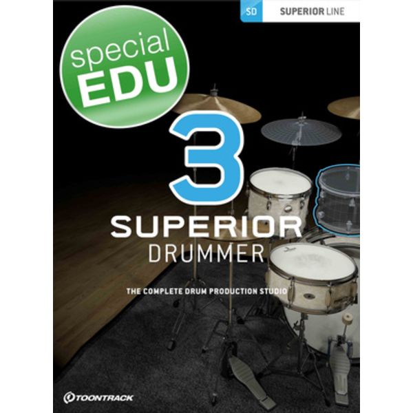 Toontrack : Superior Drummer 3 EDU