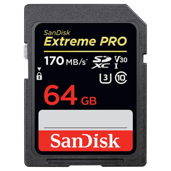 SanDisk : Extreme Pro SDXC 64 GB