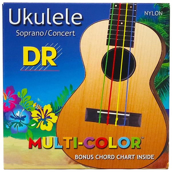 DR Strings : Multi-Color UMCSC Ukulele