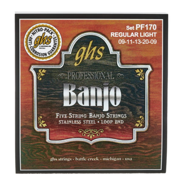 GHS : PF170 5-String Banjo Set