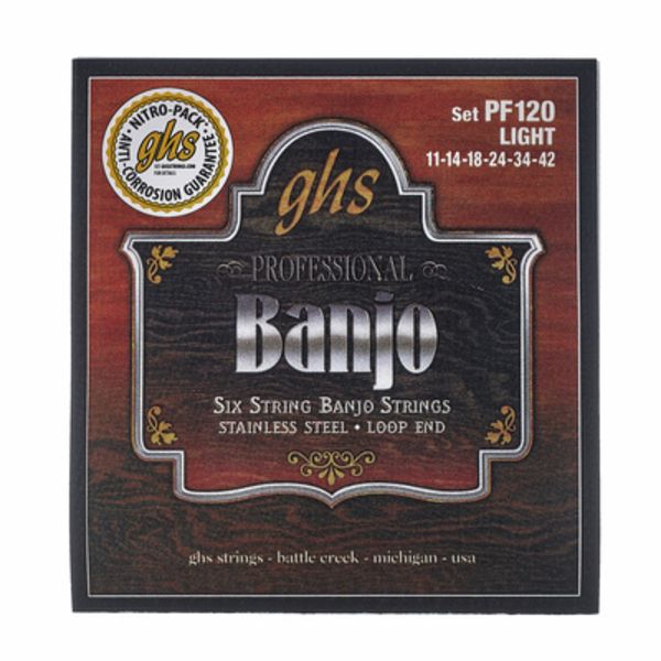 GHS : Professional PF120 Banjo Set