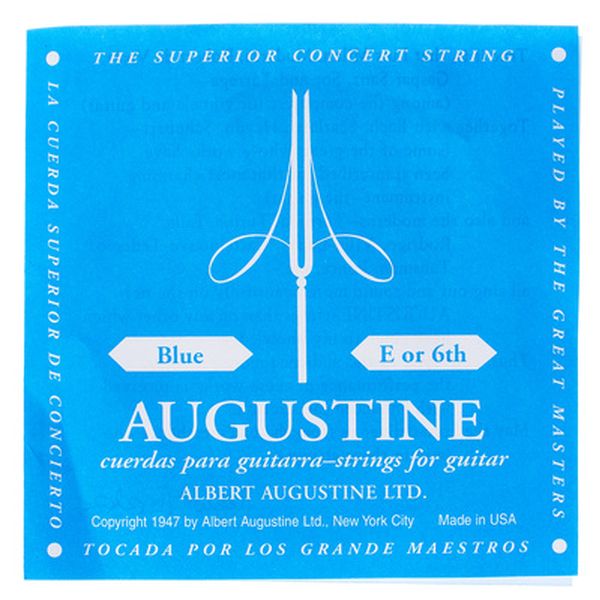 Augustine : E-6 String Blue Label